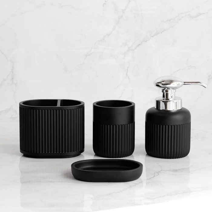 Toothbrush Holder, Soap Dispenser & Mouth Cup 01