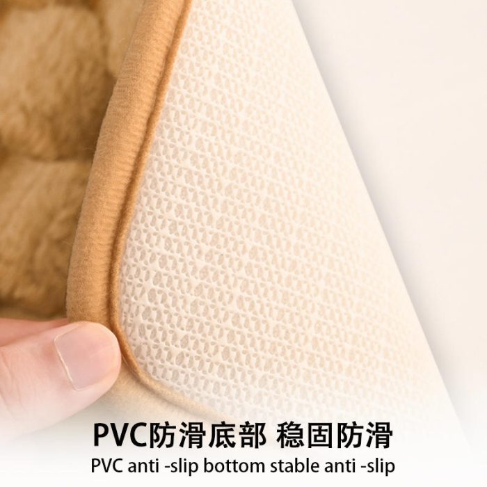 High Pile Absorbent Bathroom Mat Set 04